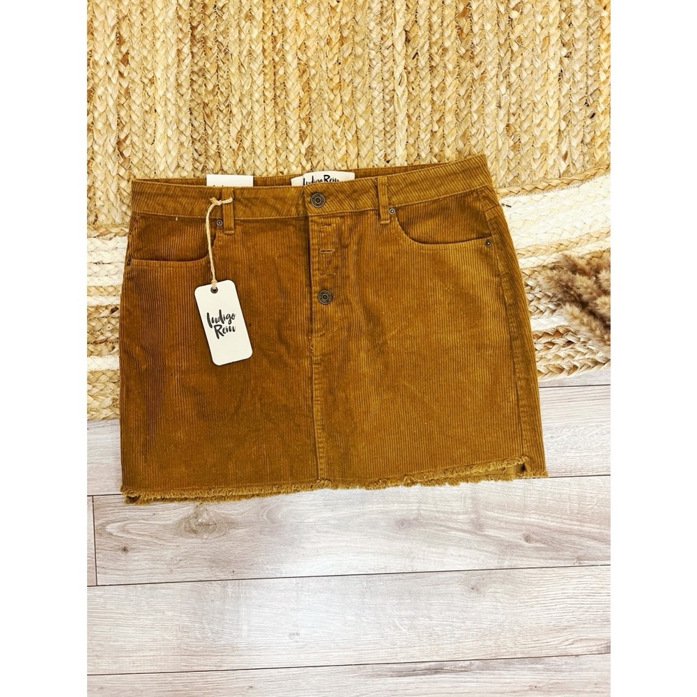 Corduroy Mini Skirt